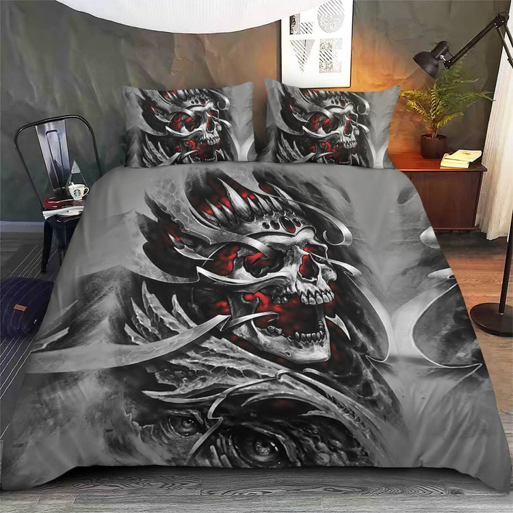 hippieartzone - Skull Bedding Set
