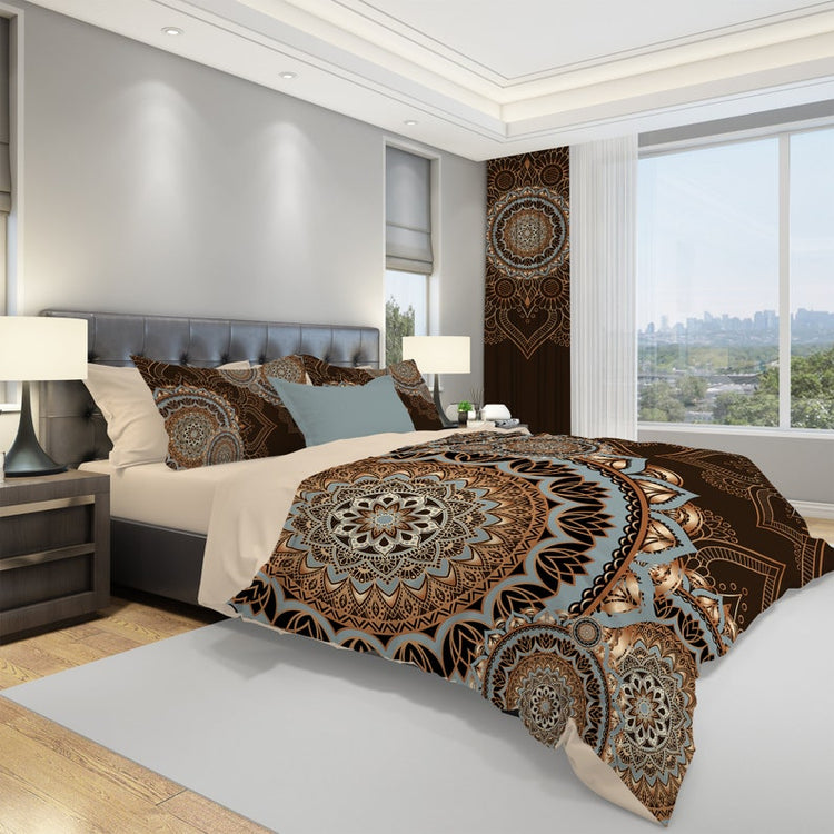 Hippie Art Zone - Bohemian Bedding Set For Hippies
