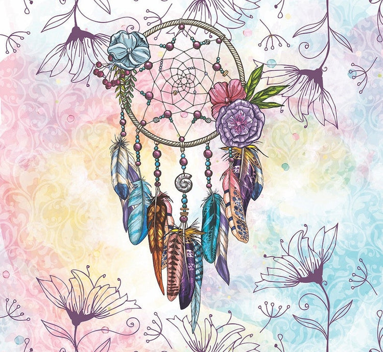 Hippie Art Zone - Dream Catcher Bohemian Bedding Set For Hippies