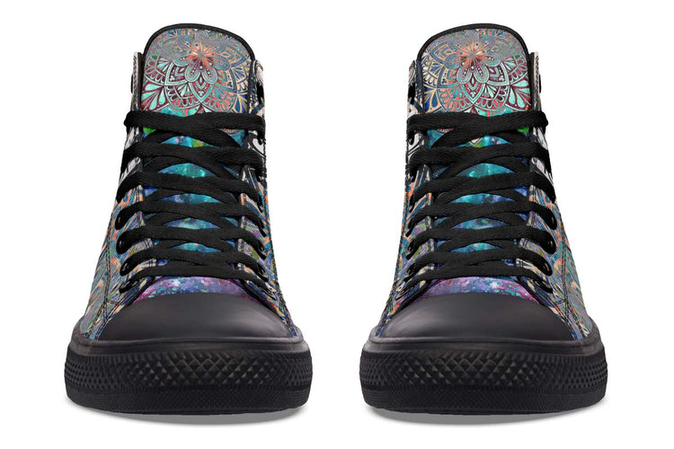 hippieartzone Shoes - ACRYLIC PAINTING SKULL