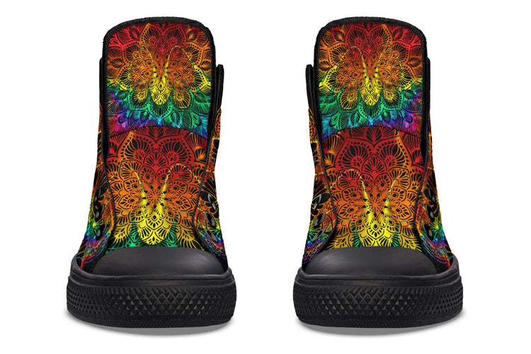 hippieartzone Shoes - PSYCHEDELIC SKULL