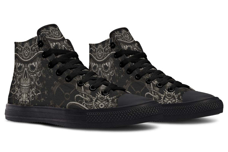 hippieartzone Shoes - STEAMPUNK SKULL