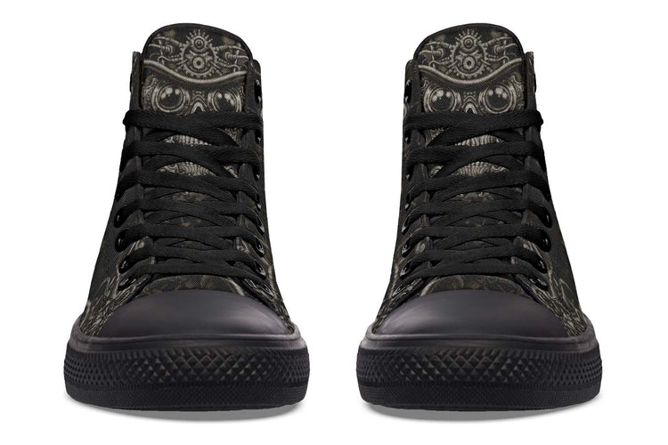 hippieartzone Shoes - STEAMPUNK SKULL
