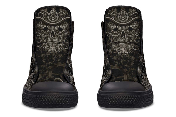 hippieartzone Shoes - STEAMPUNK SKULL