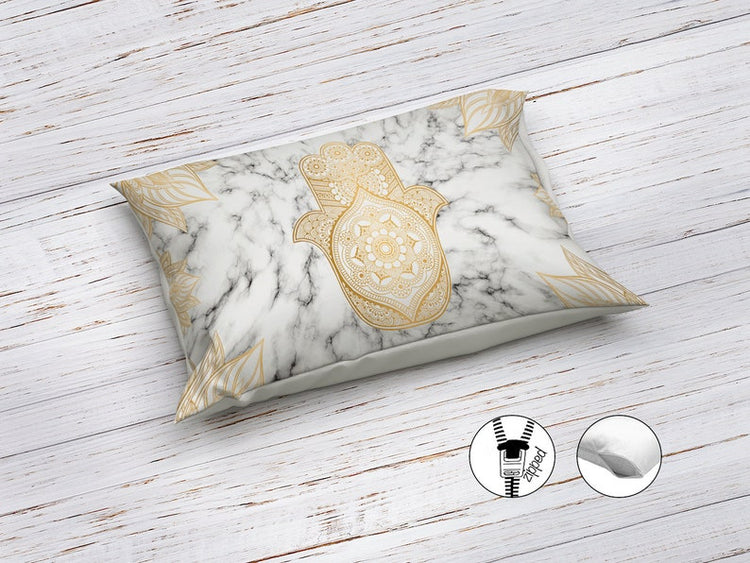 Hippie Art Zone - Hand of Fatima Bedding Set For Hippies
