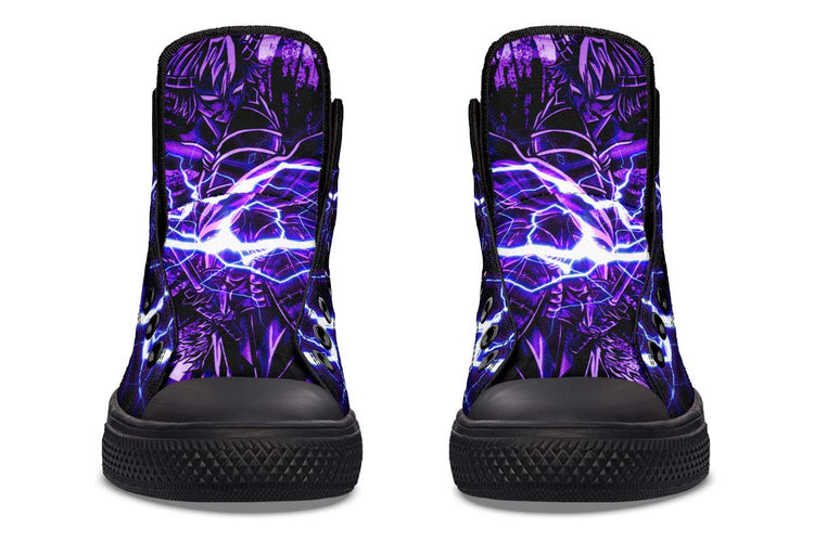 hippieartzone Shoes - THE PURPLE MOON WARRIOR