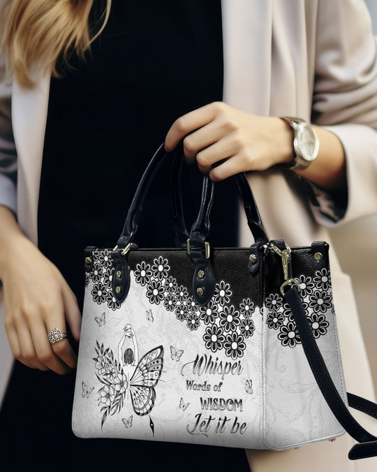 hippieartzone Bag - LET IT BE LEATHER HANDBAG