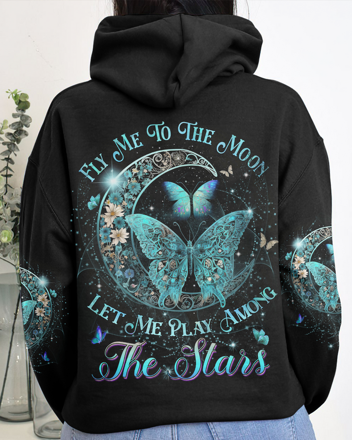 Hippie Art Zone - Fly Me To The Moon Butterfly For Hippie