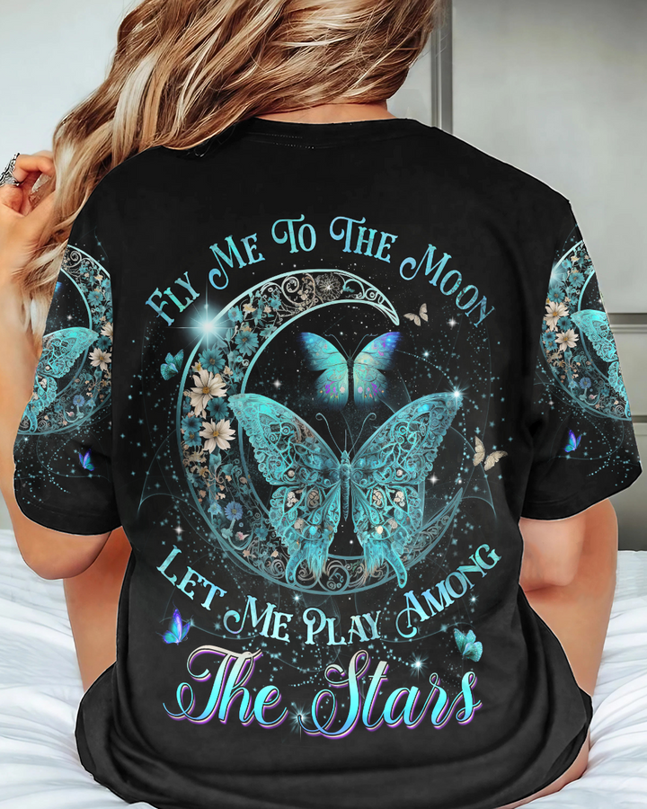 Hippie Art Zone - Fly Me To The Moon Butterfly For Hippie