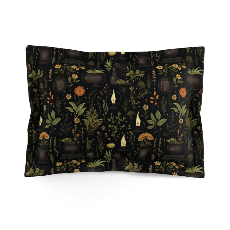 Hippie Art Zone - The Spells of Herbs, Witchy Forest Bedding Set For Hippies