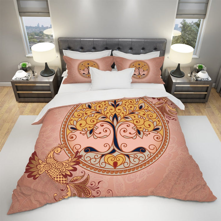 Hippie Art Zone - Tree Of Life Bedding Set For Hippies