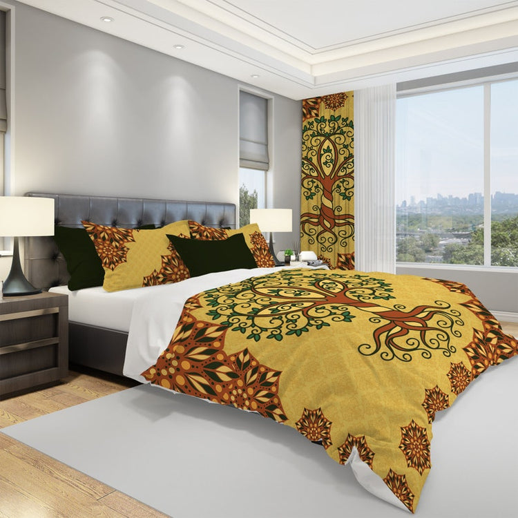Hippie Art Zone - Tree Of Life Mandala Bedding Set For Hippies