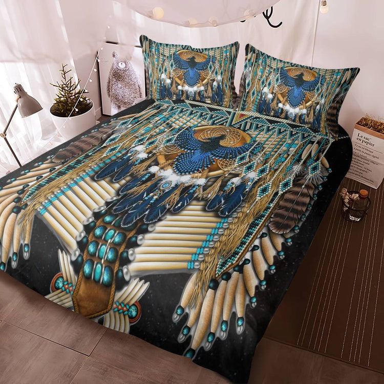 hippieartzone - Native American Bird Pattern Bedding Set