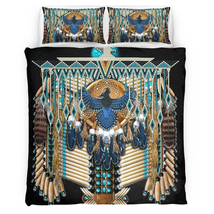 hippieartzone - Native American Bird Pattern Bedding Set