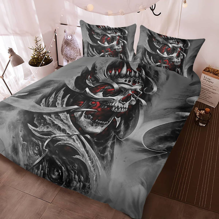 hippieartzone - Skull Bedding Set