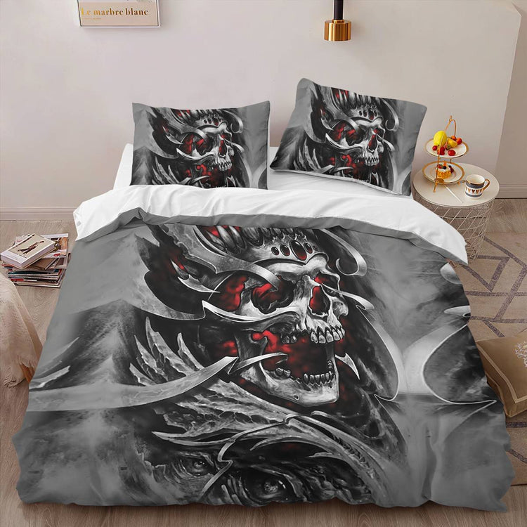 hippieartzone - Skull Bedding Set