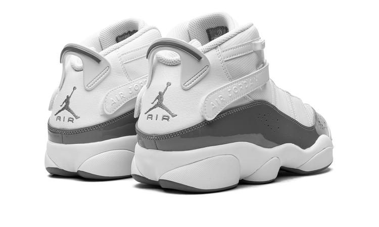 Jordan 6 rings "White / Cool Grey" 322992 121