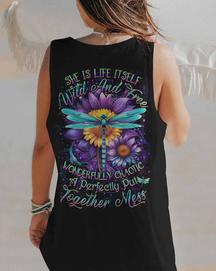 Hippie Art Zone - She Is Life Itself Wild And Free Dragonfly For Hippie