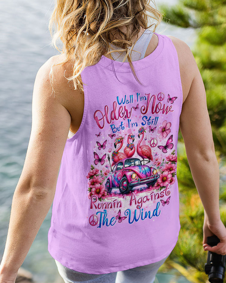 Hippie Art Zone - Running Against The Wind Flamingos For Hippie