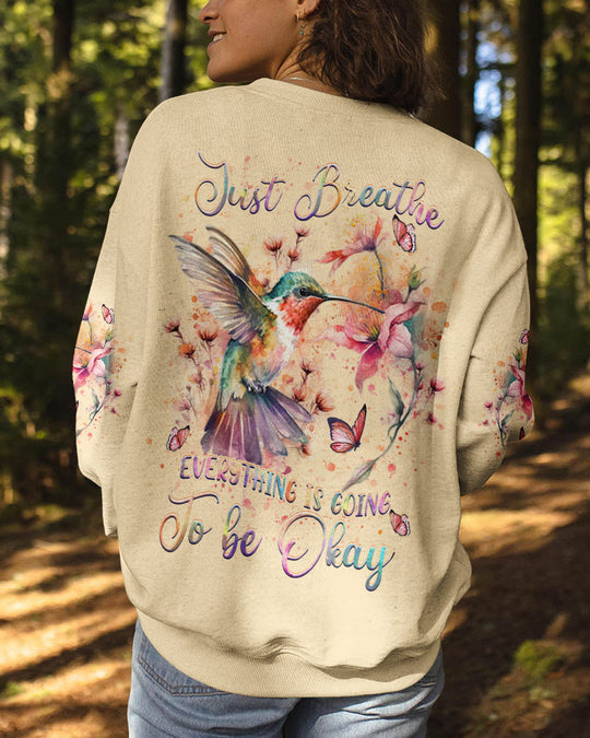 Hippie Art Zone - Just Breathe Hummingbird For Hippie