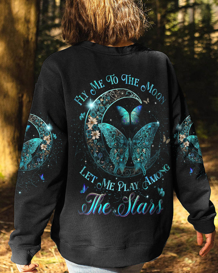 Hippie Art Zone - Fly Me To The Moon Butterfly For Hippie
