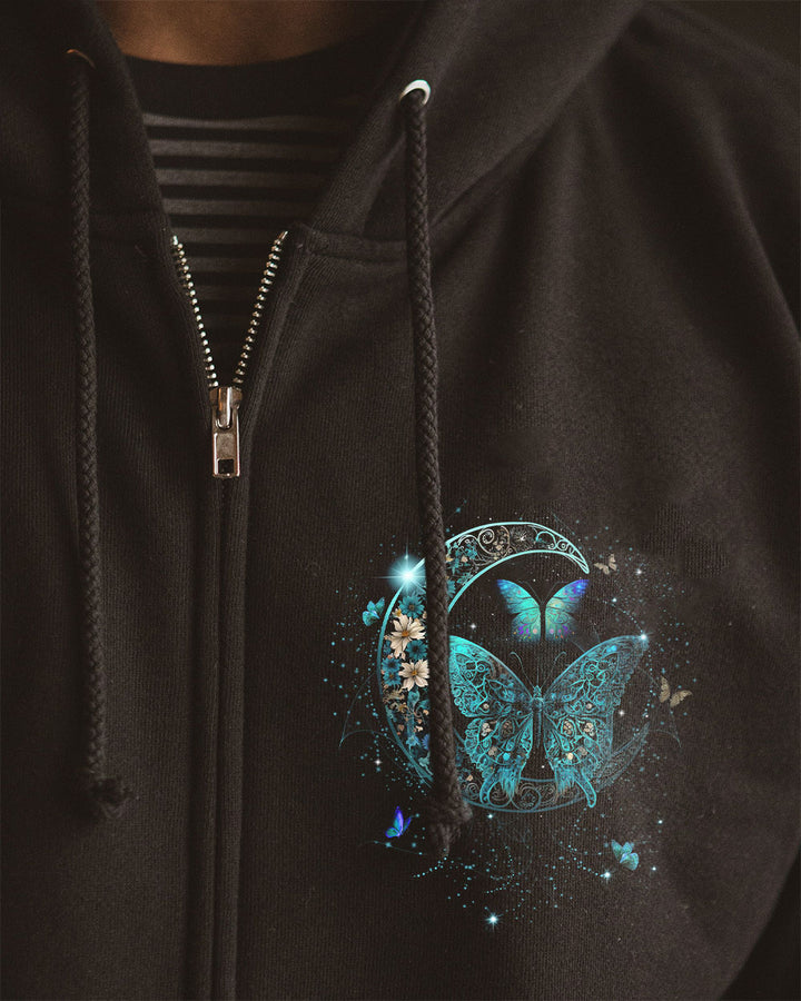 Hippie Art Zone - Fly Me To The Moon Butterfly For Hippie
