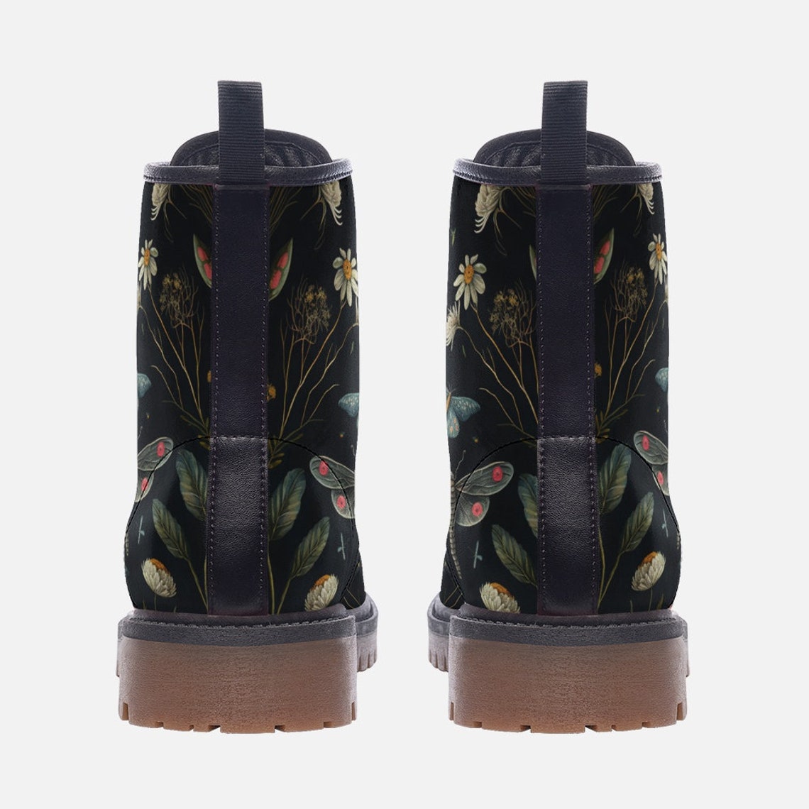 Hippie Art Zone - Wildflowers & Butterflies Boots.