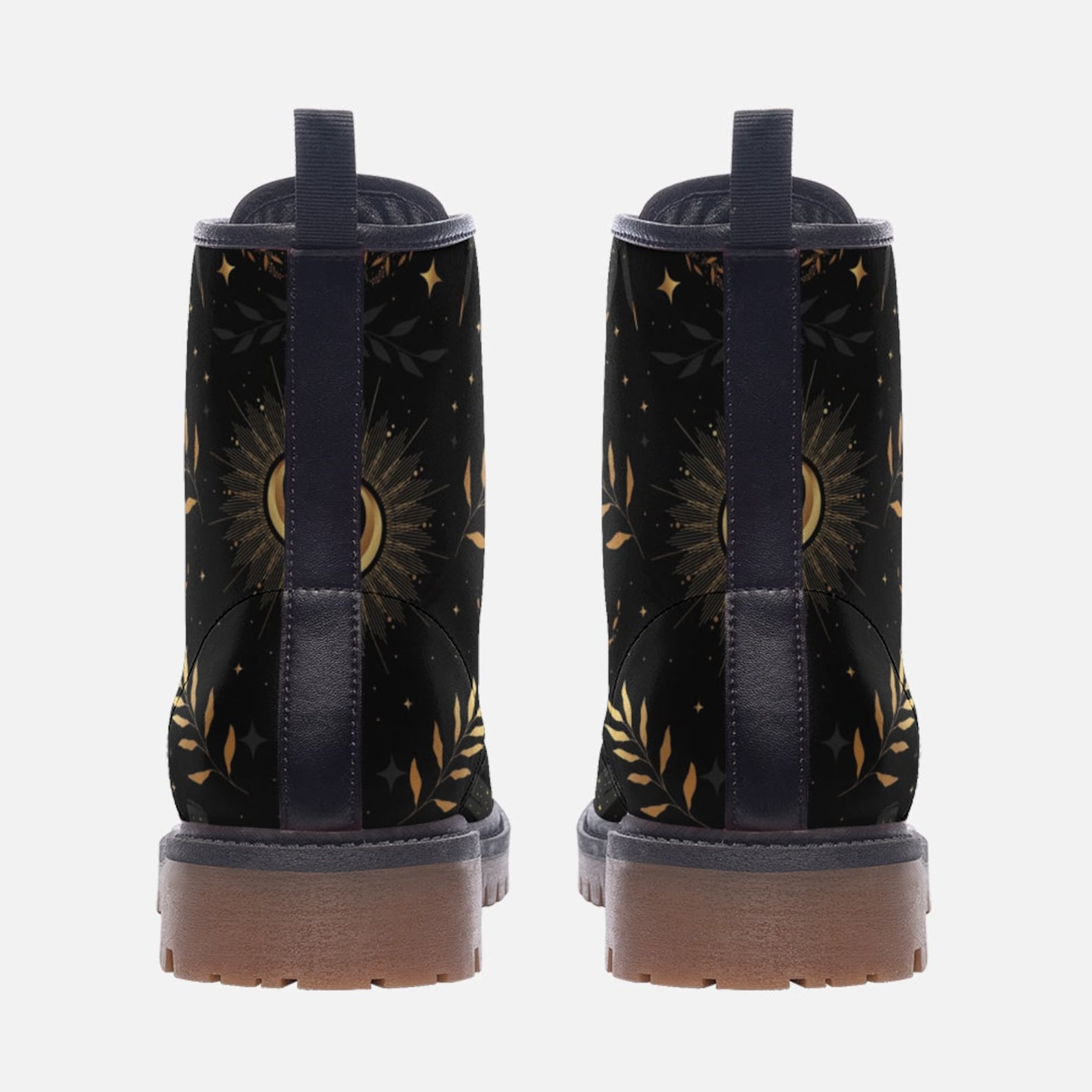 Hippie Art Zone - Magick Moon Boots Boho Witch Boots.