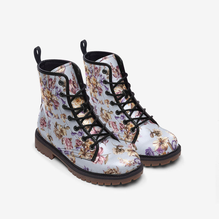 Hippie Art Zone - Cottagecore Floral Boots.