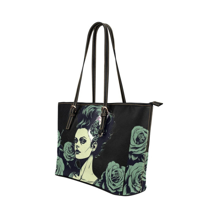 hippieartzone Bag - Bride of Frankenstein Leather Horror Shoulder Bag.