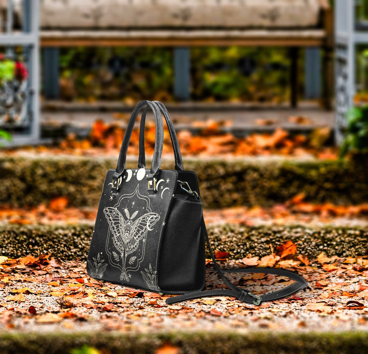 hippieartzone Bag - Moon Phase Hand Bag.