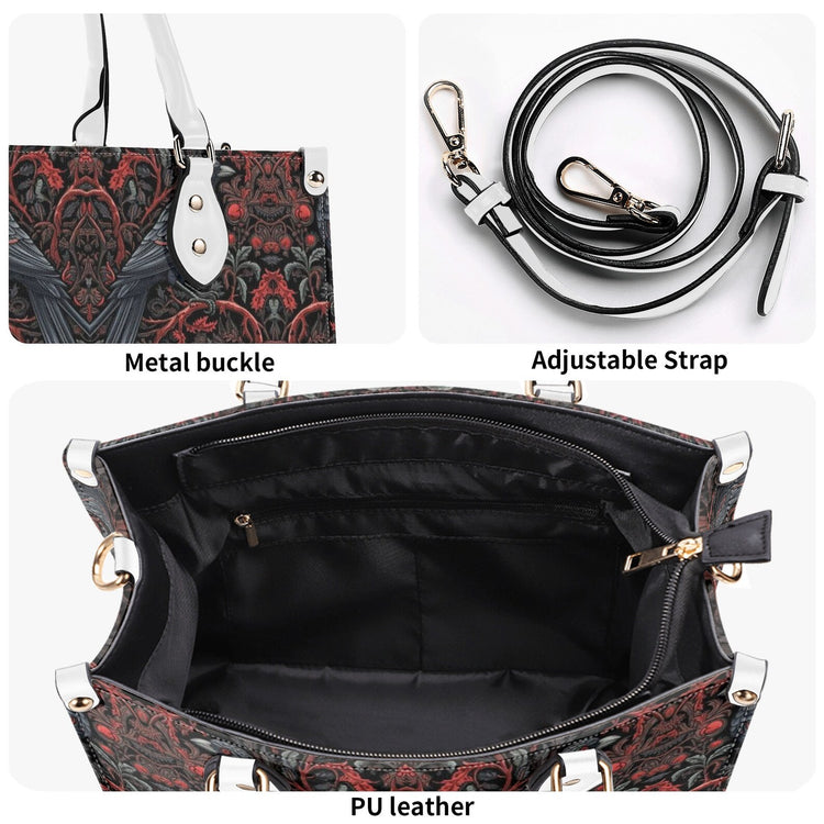 hippieartzone Bag - Cottagecore Witchy Raven Handbag.