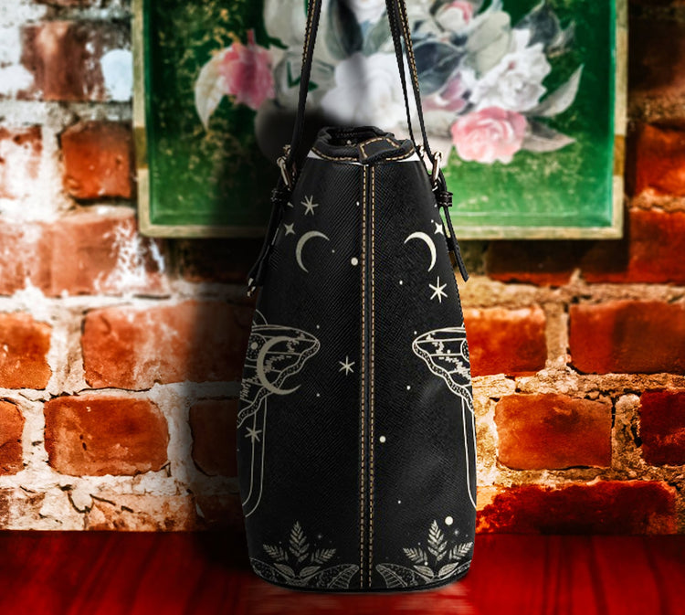 hippieartzone Bag - Celestial Moth Shoulder Bag.