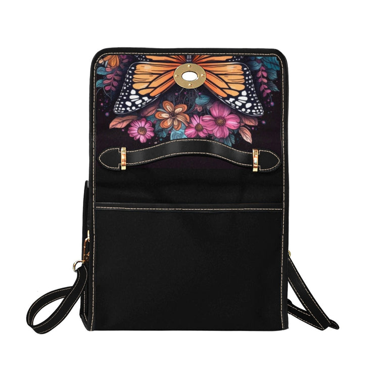 Magical Butterfly Celestial Satchel Handbag For Boho Hippie