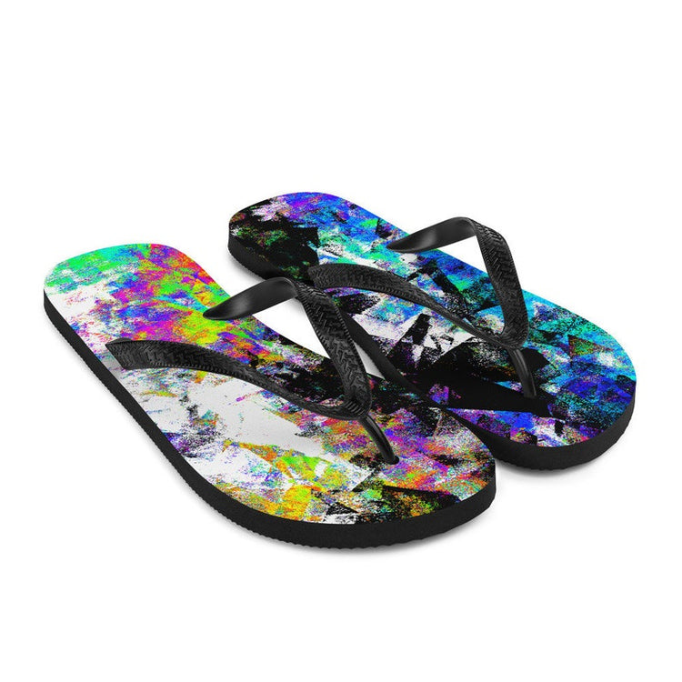 hippieartzone - Flip Flops Vaporwave Print Unisex