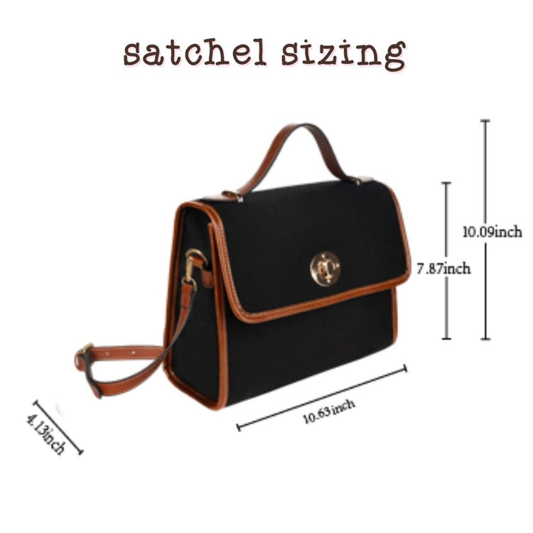 Gothic Spider Canvas Witchy Satchel Bag For Boho Hippie