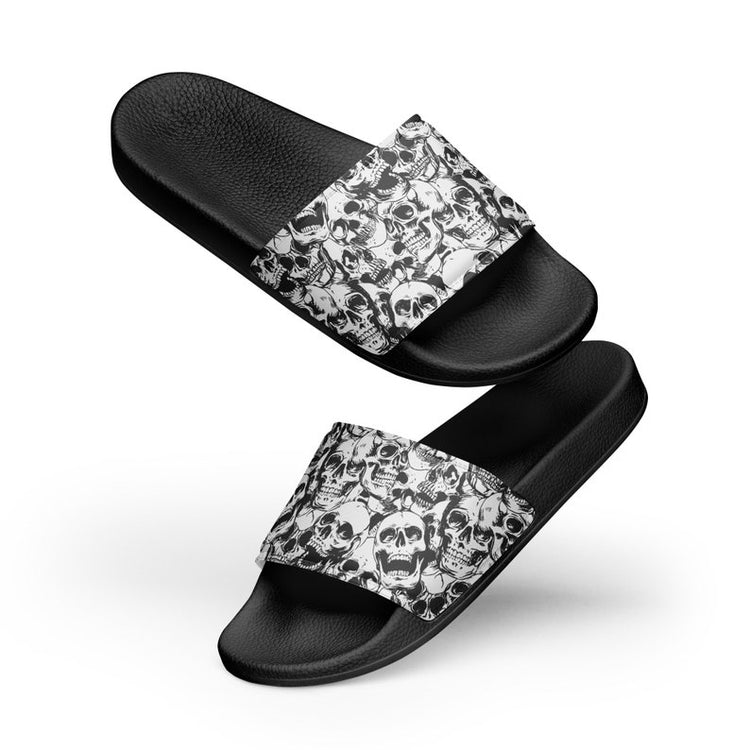 hippieartzone - Skull Slides For Women.