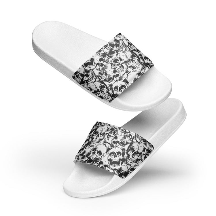 hippieartzone - Skull Slides For Women.
