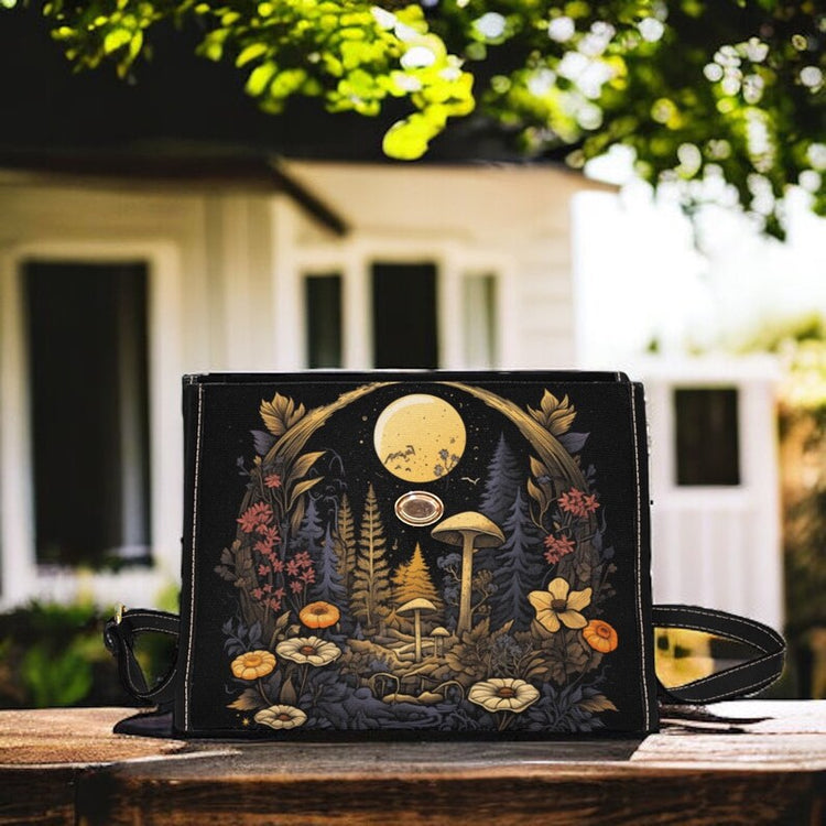 Cottagecore Boho Floral Satchel Handbag For Boho Hippies