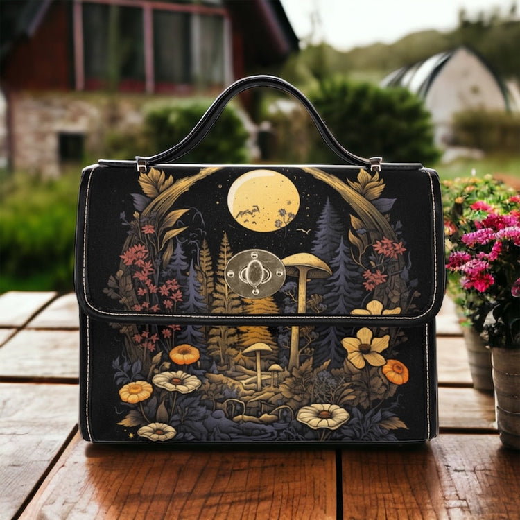 Cottagecore Boho Floral Satchel Handbag For Boho Hippies