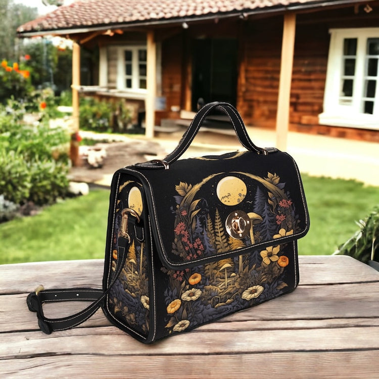 Cottagecore Boho Floral Satchel Handbag For Boho Hippies