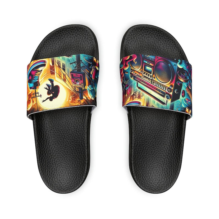 hippieartzone - Hip-hop Slide Sandals.