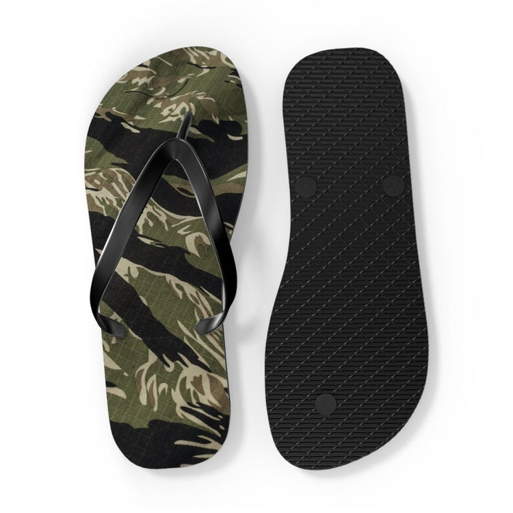 hippieartzone - Camo Flip Flops.