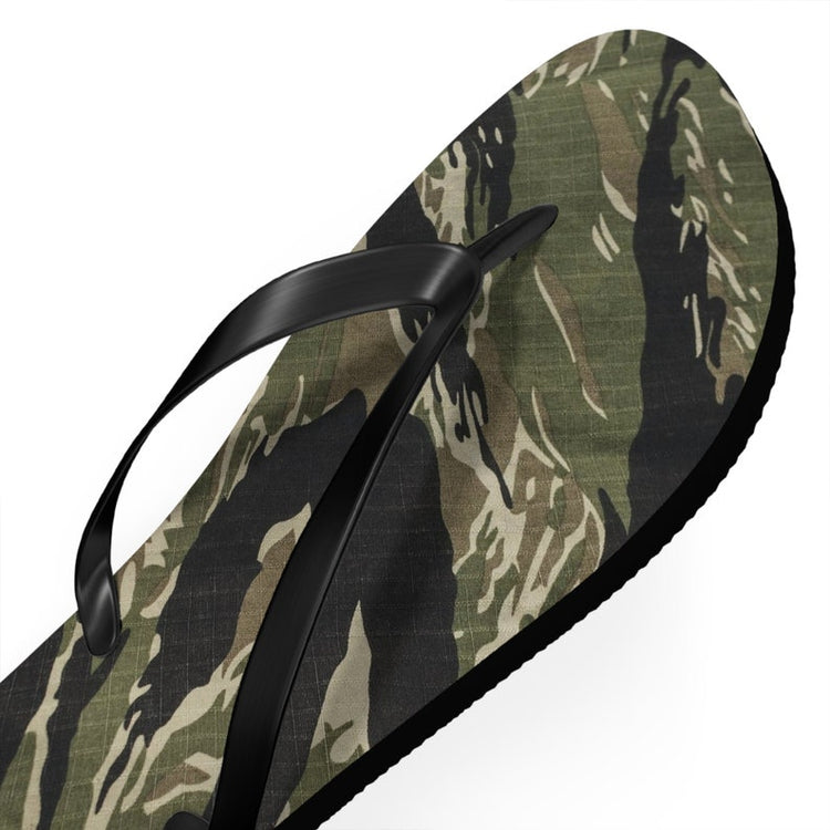hippieartzone - Camo Flip Flops.