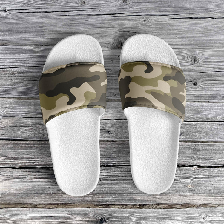 hippieartzone - Men’s Desert Camo slides Men’s Camo slides