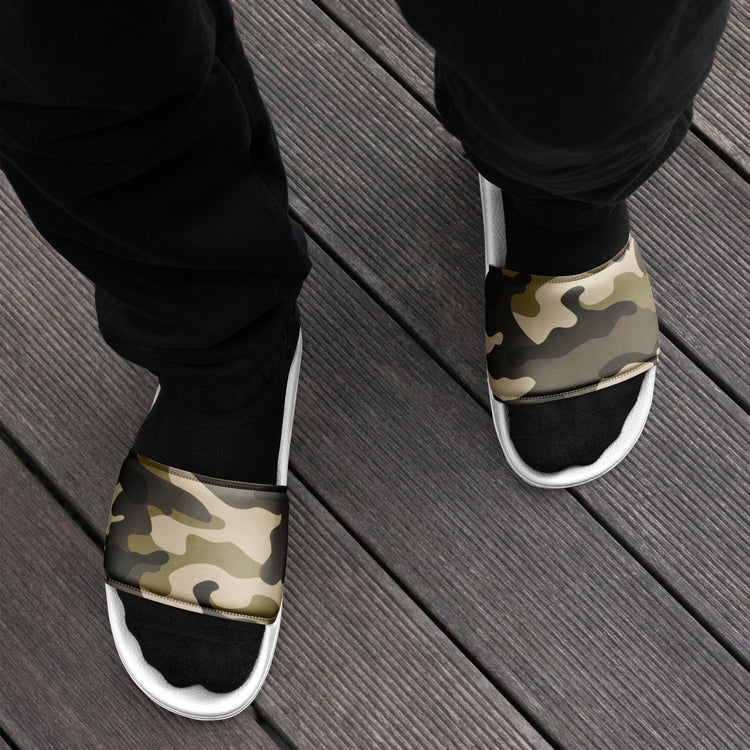 hippieartzone - Men’s Desert Camo slides Men’s Camo slides