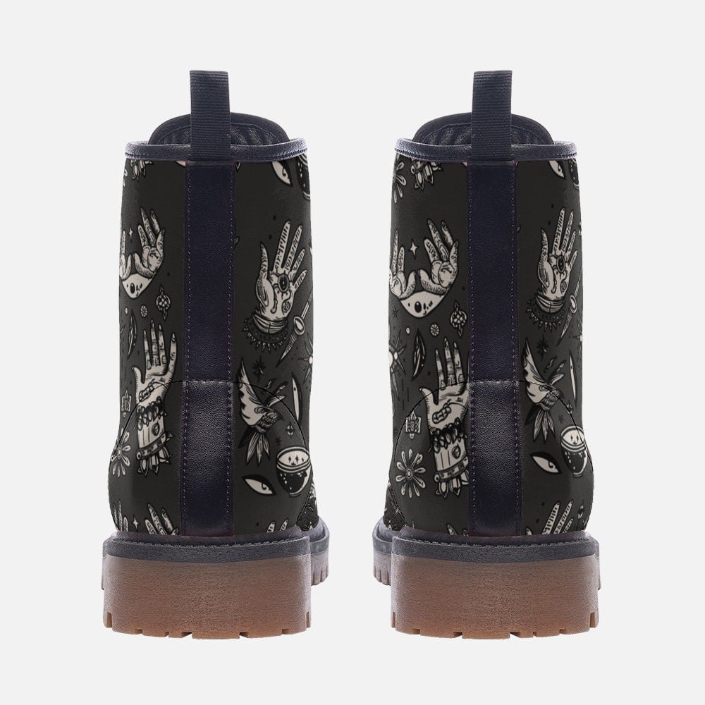 Hippie Art Zone - Gothic Pattern | Goblincore Boots | Alchemy Boots