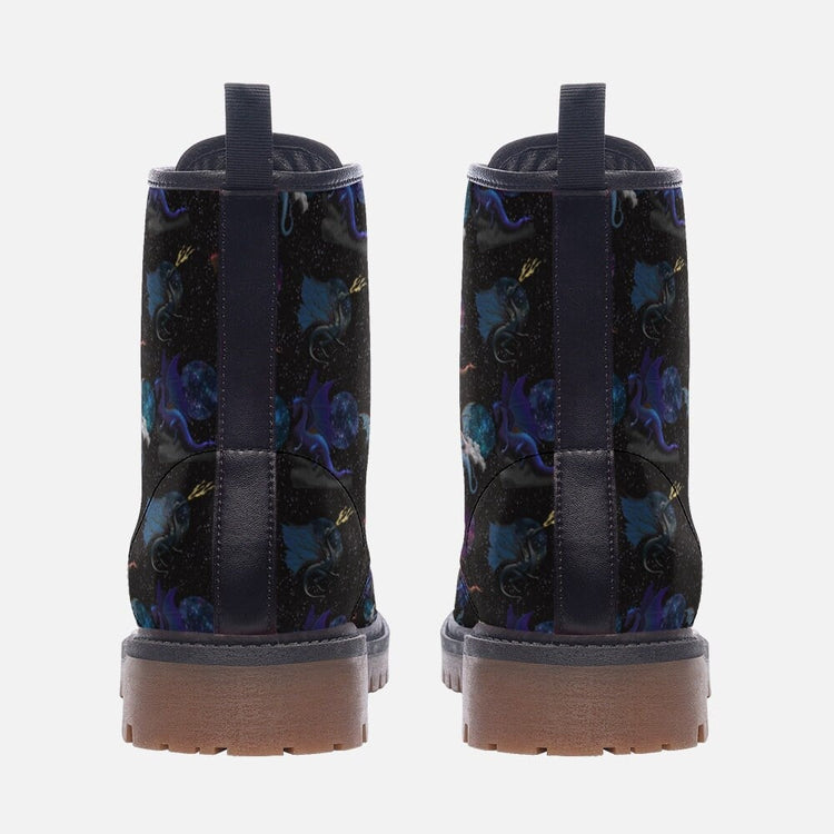 Hippie Art Zone - Dragons In Space Vegan Leather Boots