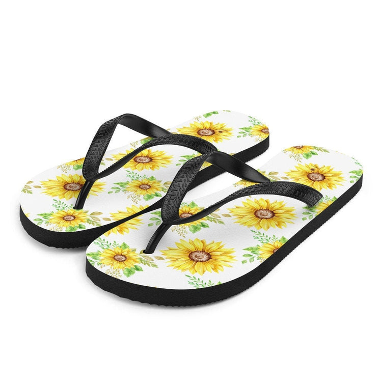 hippieartzone - Sunflowers Flip-Flops