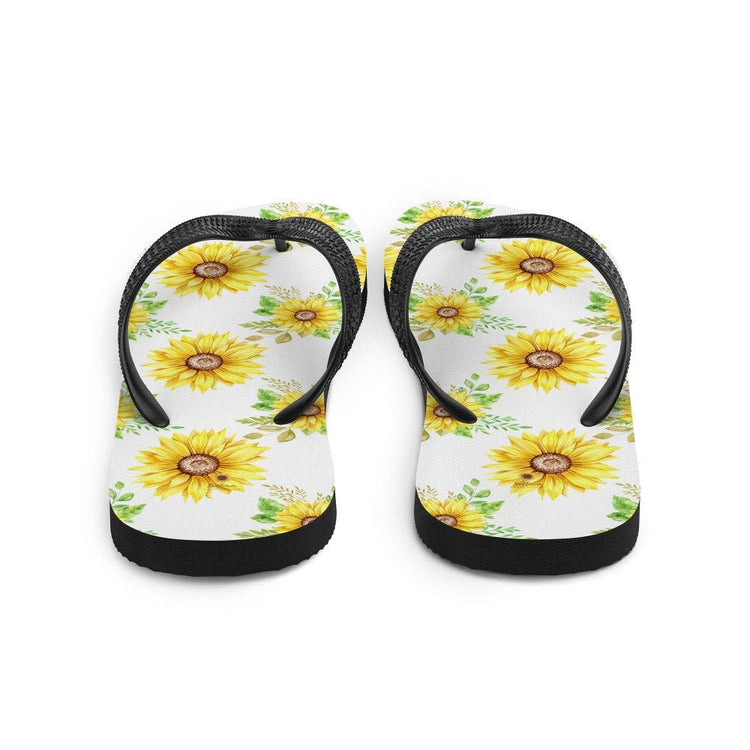 hippieartzone - Sunflowers Flip-Flops